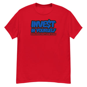 Invest in Yourself T-Shirt - Blue