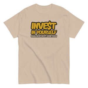 Invest in Yourself T-Shirt - Gold