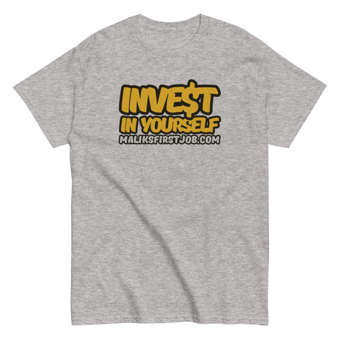 Invest in Yourself T-Shirt - Gold