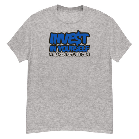 Invest in Yourself T-Shirt - Blue